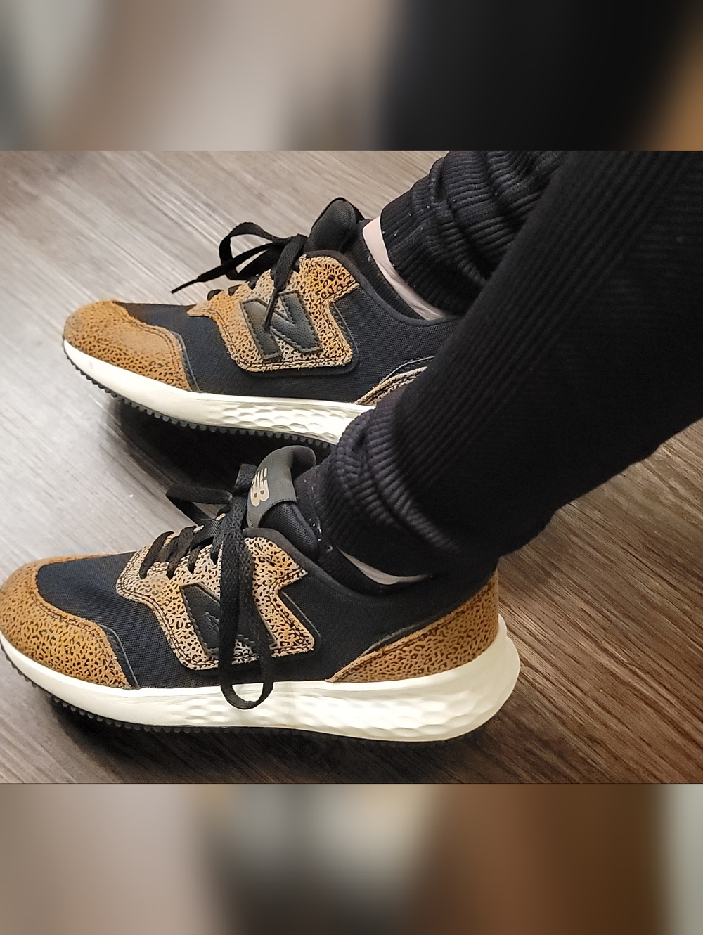 New Balance: Cheetah Print sneakers